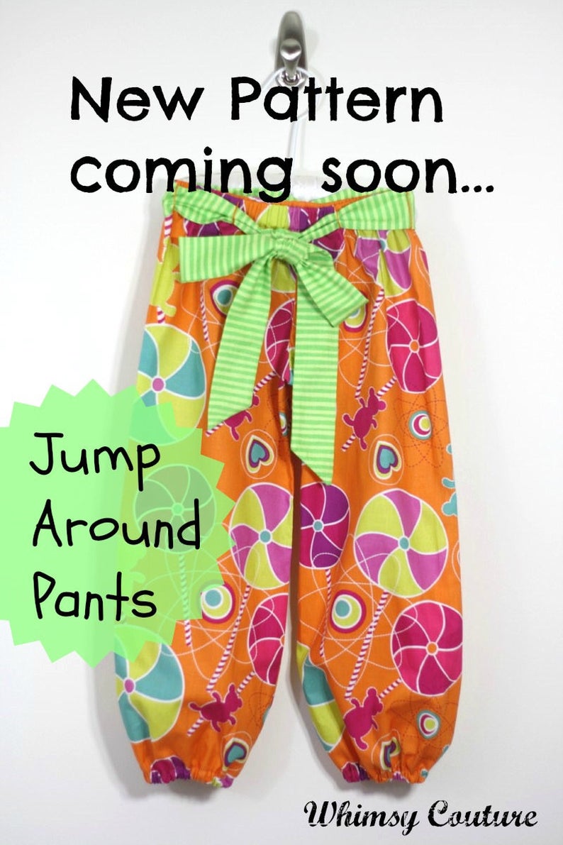 Easy Kids Pants Pattern nb 10 girls boys Instant Etsy