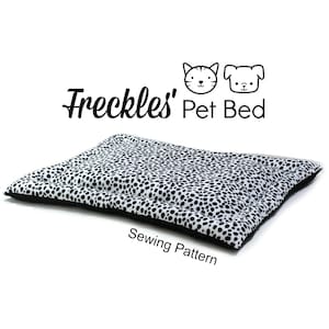 Sewing Pattern Tutorial -- Freckles' Bed -- Cat Dog Bed PDF Instant