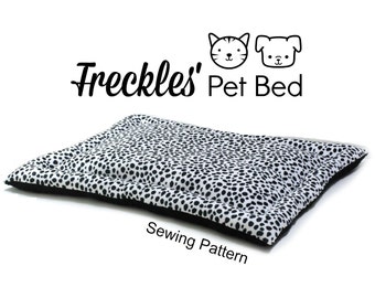 Sewing Pattern Tutorial -- Freckles' Bed -- Cat Dog Bed PDF Instant