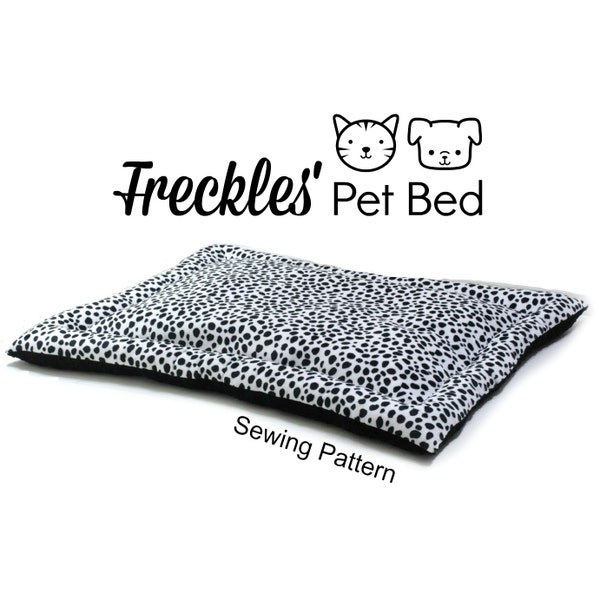 Sewing Pattern Tutorial -- Freckles' Bed -- Cat Dog Bed PDF Instant