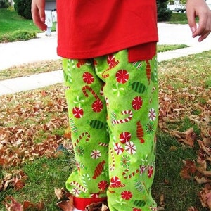 Reversible Girls Boys Pants Sewing Pattern nb size 8 PDF image 2