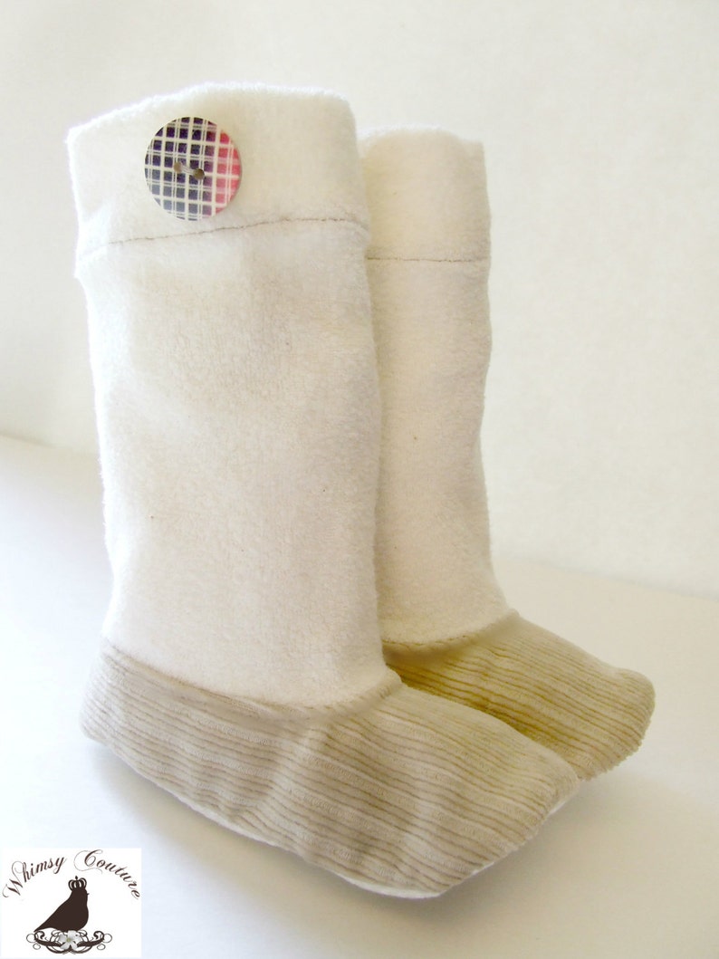 Fleece Booties Pattern for babies nb-5t PDF Instant Sewing Pattern image 5