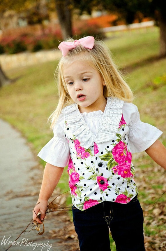 Vest Sewing Pattern With Girls/boys Version NB - 8 Whimsy