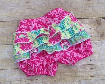 Ruffle Bloomers Pattern ruffles nb- size 6 PDF  Instant