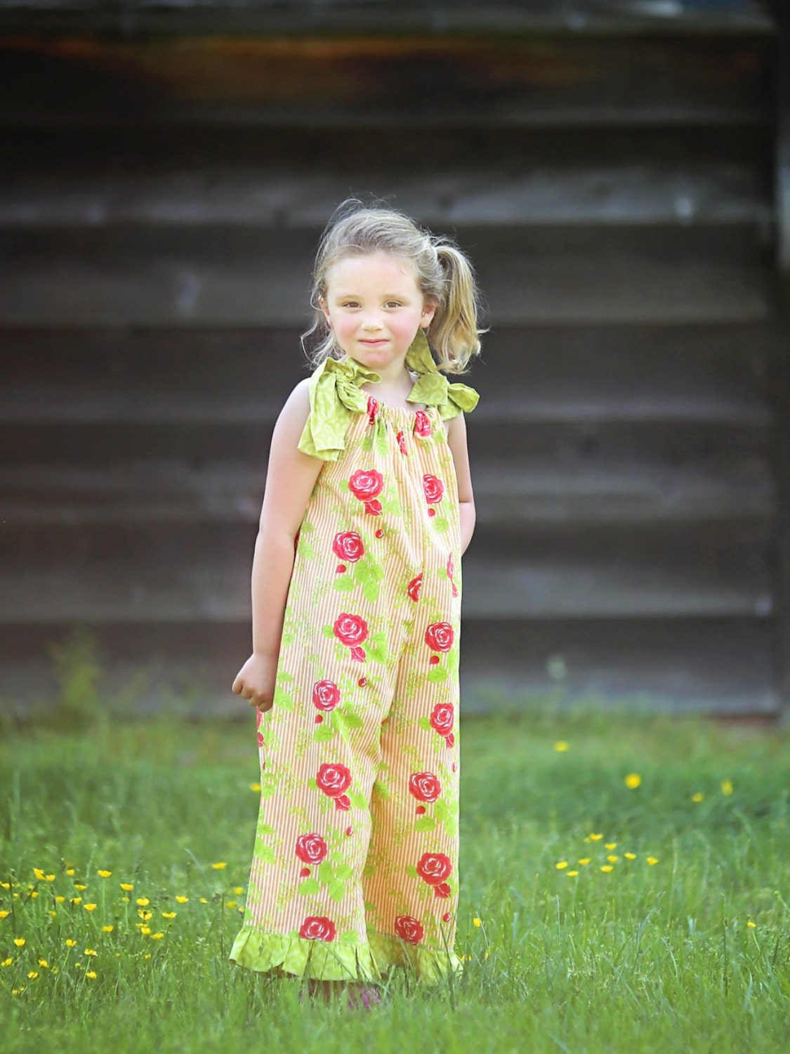 Girls Romper Pattern Pillowcase Romper Pattern Preemie 10 Etsy UK