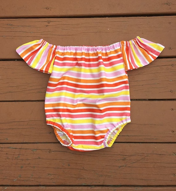 Infant off best sale the shoulder romper