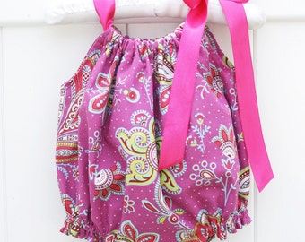 Baby Bubble Pattern RomperTutorial PDF nb-5t w. snap button tape option and 2 fit styles Instant