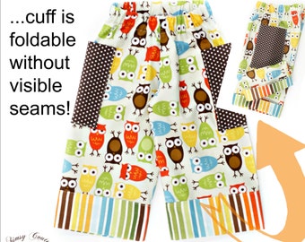 Boys Cuffed Pants PDF Sewing Pattern with Tutorial newborn through 10 youth Instant