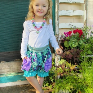 Girls Shorts Pattern Tutorial - Puffer Shorts - 3m-16 girls PDF Instant