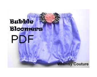 Bubble Bloomers Pattern  perfect for embroidery PDF Instant