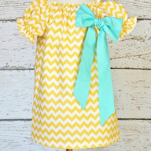 Girls Dress Pattern Bodacious Bow Peasant Easy To Sew 3 sleeve lengths 0m - 12 girls
