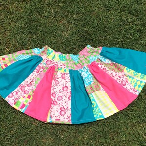 Skirt Pattern for Girls Scrappy Twirl NB 12 Girls PDF - Etsy