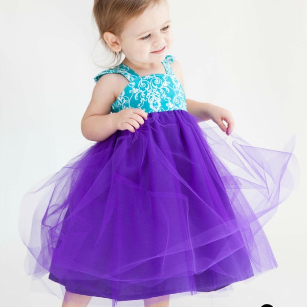 Girls Dress Pattern Tulle Pattern PDF Tutorial ebook -- Almost Famous -- NB - 12 girls INSTANT Whimsy Couture