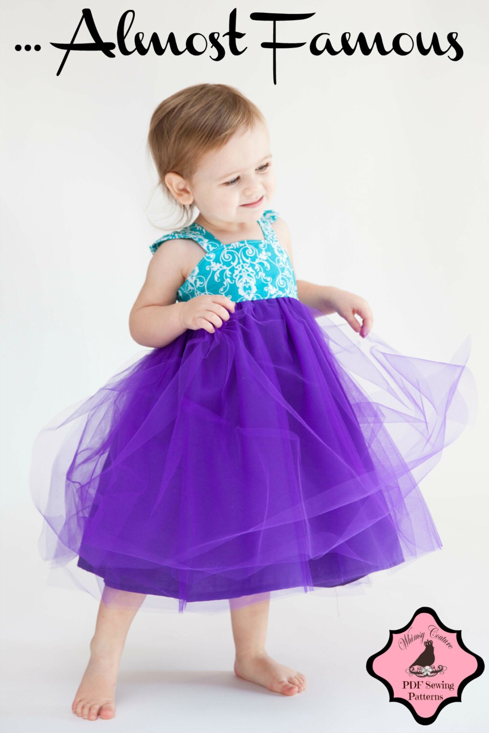 Tulle Dress Pattern PDF Tutorial Babies Through 12 Girls - Almost Famous -  Girls Dress - Etsy