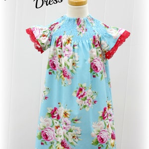 Faux Smocked Bishop Dress Sewing Pattern Heirloom Garden 0 months 12 girls Instant image 2