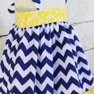 How to make a knot dress with tie bands sewing pattern sizes newborn through 12 girls PDF image 3