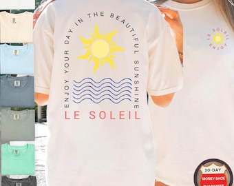 T Shirt Summer Vibes Comfort Colors® Tshirt Beachy Graphic Tees for Women Graphic Shirt Aesthetic Graphic Tees Cute Trendy Shirts for Girls