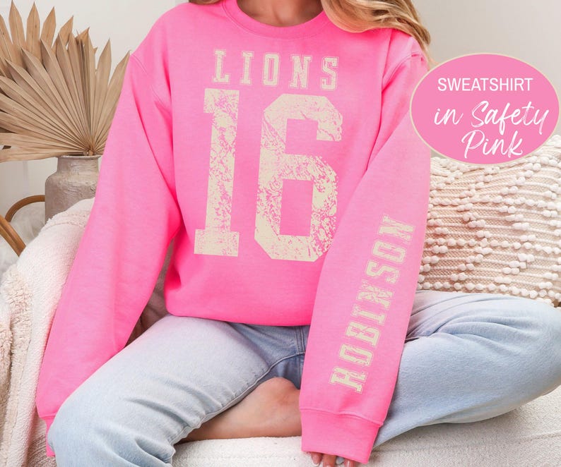 Custom Number Shirt Game Day, Name on Sleeve Sweater, Basketball Mom Shirt, Football Fan Hoodie for Her, Mama Hoodie with Names, Number Tee image 16