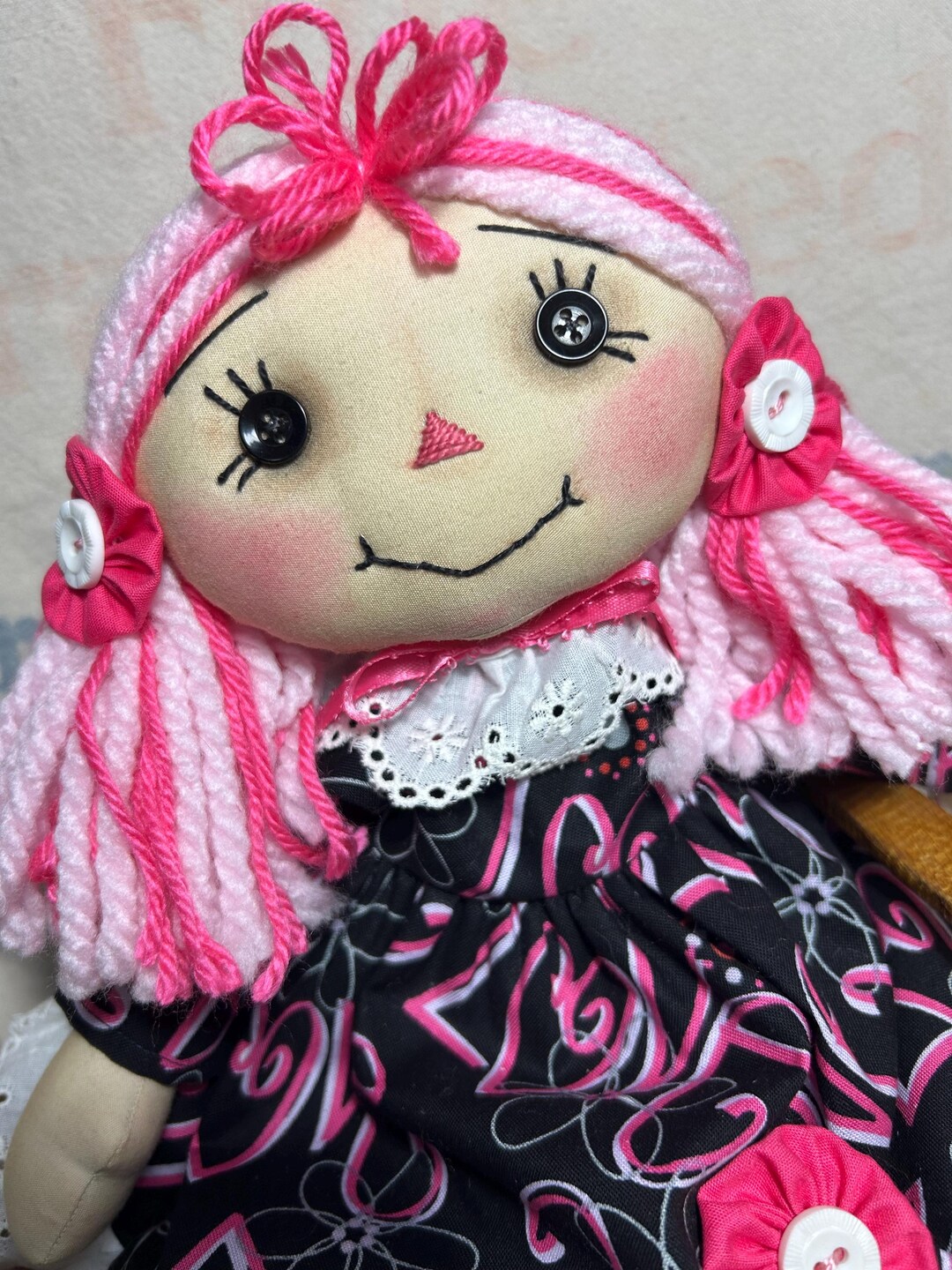 Agnes Prim Valentine Raggedy Ann Doll - Etsy