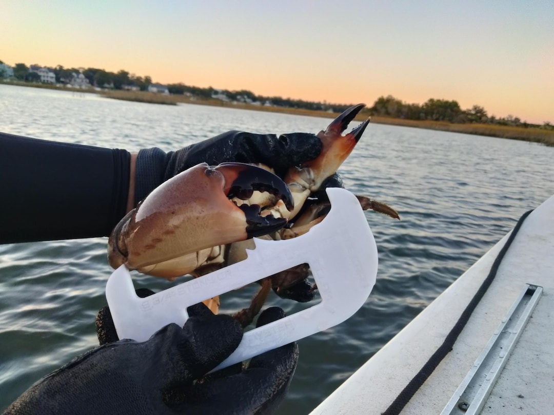 Beau Mac Aluminum Crab Gauge 6-1/4 Inch, Aluminum Fishing Beau Mac Aluminum Crab Gauge 6-1/4 Inch, Aluminum Fishing