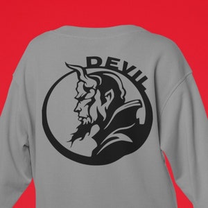 Devil Svg Png Files , Cricut Cut File , Devil , Horror , Halloween , Art Cut Vectorel Vinyl Paper Sticker Cricut Cameo