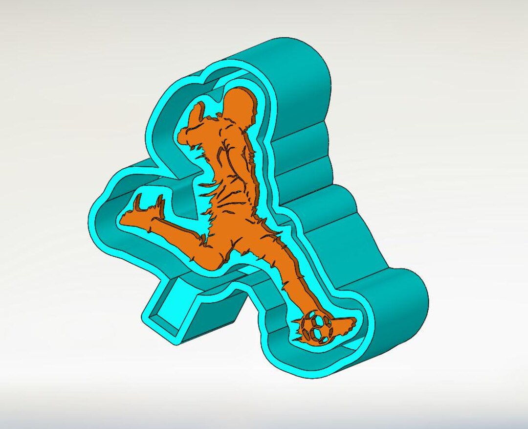 Football STL File Design Freshie Mold STL File for 3d Printer - Etsy