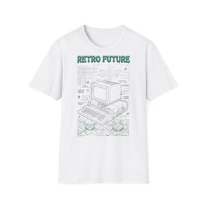 Retro Future computer schematic T-Shirt | vintage tech graphic tee