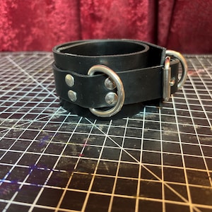 Heavy Rubber Collar, Strong Reinforced Rubber, Handmade