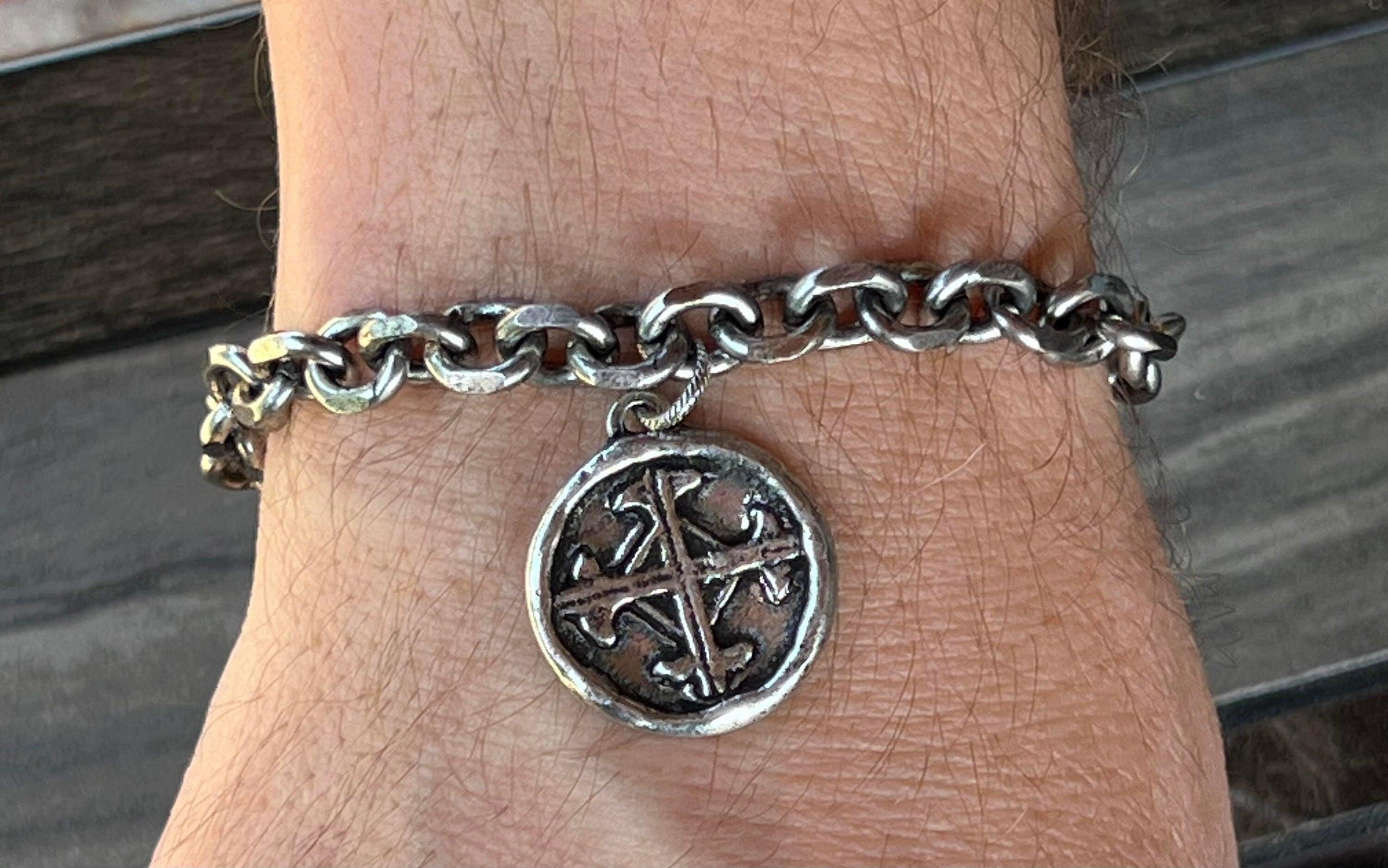 Men's serenity prayer bracelet deals