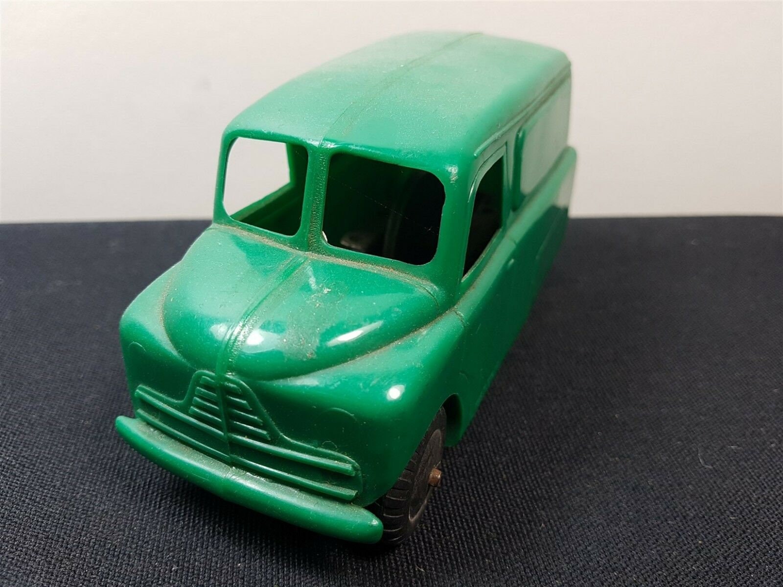 Vintage Friction Van Toy Car Green Plastic and Metal Mid Etsy