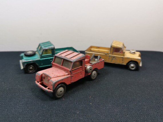 Vintage Corgi Land Rover Diecast Toy Trucks Set of 3 Yellow | Etsy