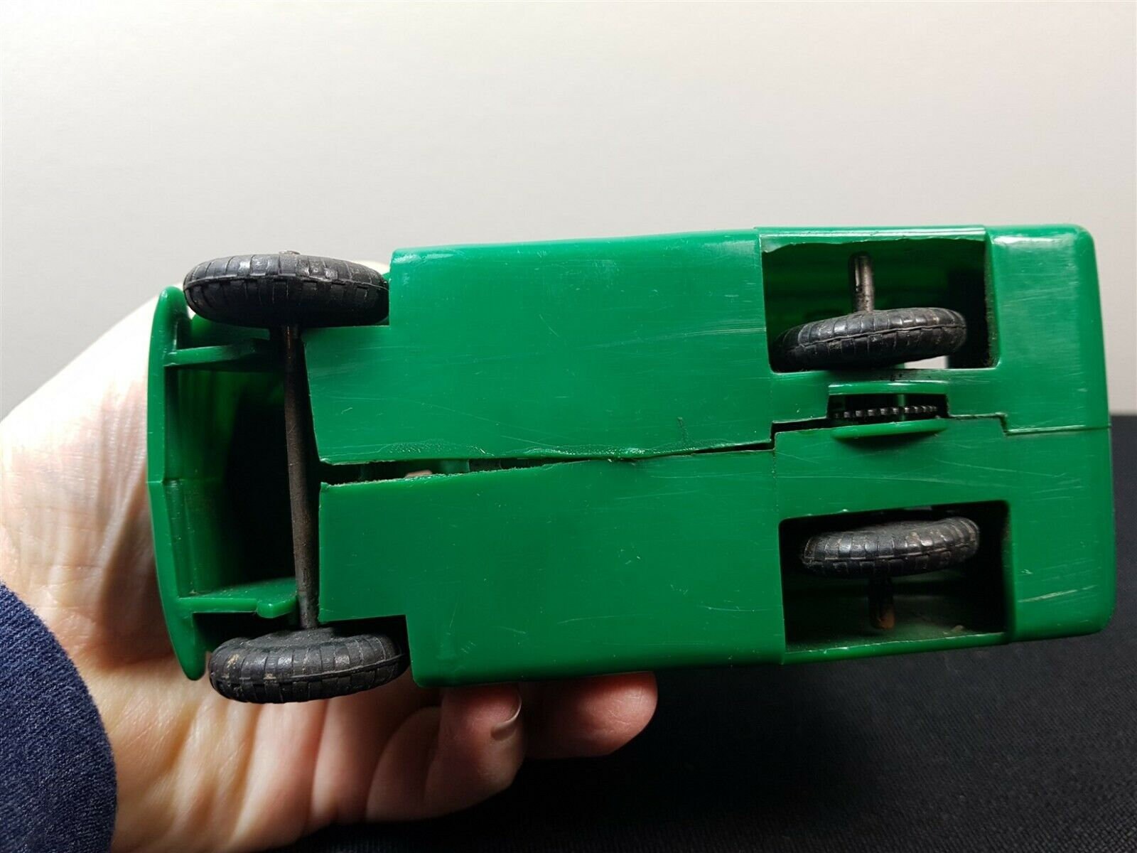 Vintage Friction Van Toy Car Green Plastic and Metal Mid Etsy