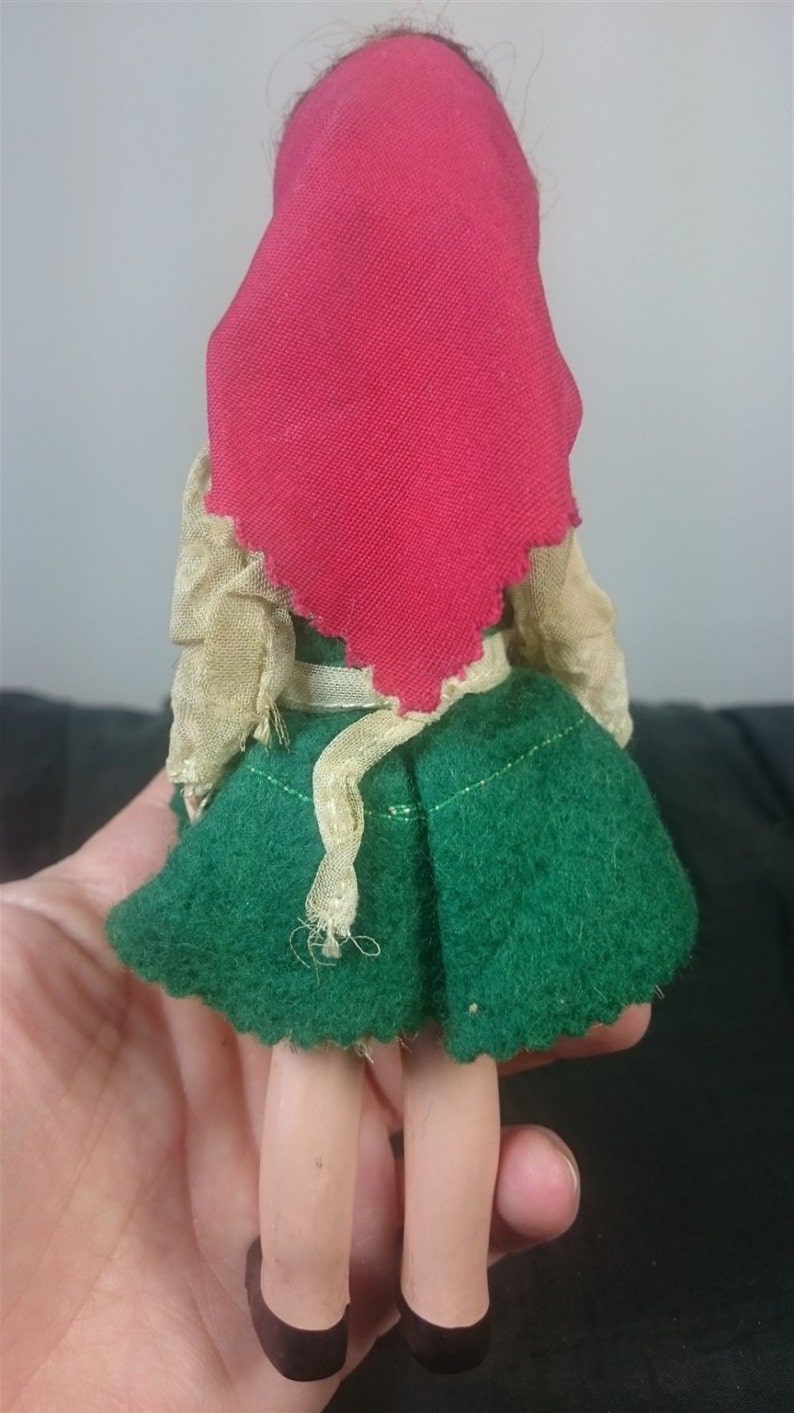 Vintage Red Hair Doll With Original Costume Clothing Etsy