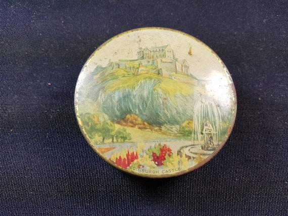 Vintage Edinburgh Castle Scotland Souvenir Tin Metal Box - Etsy