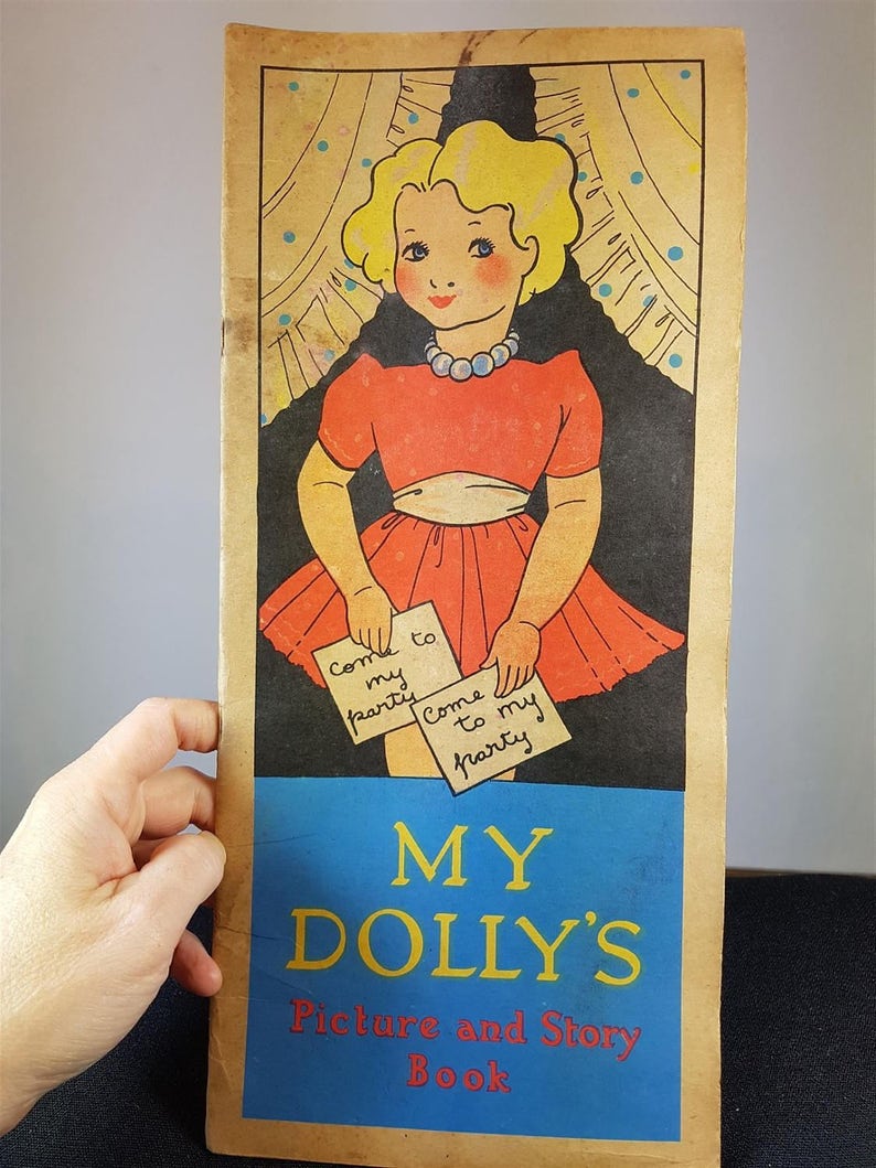 Vintage My Dolly's Picture and Story Book 1920's Etsy
