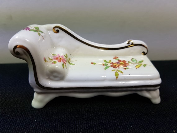 Vintage Miniature Chaise Lounge Longue Chair Doll House Fine - Miniature Chaise Lounge Chair Vintage Miniature Chaise Lounge Longue Chair Doll House Fine - Miniature Chaise Lounge Chair