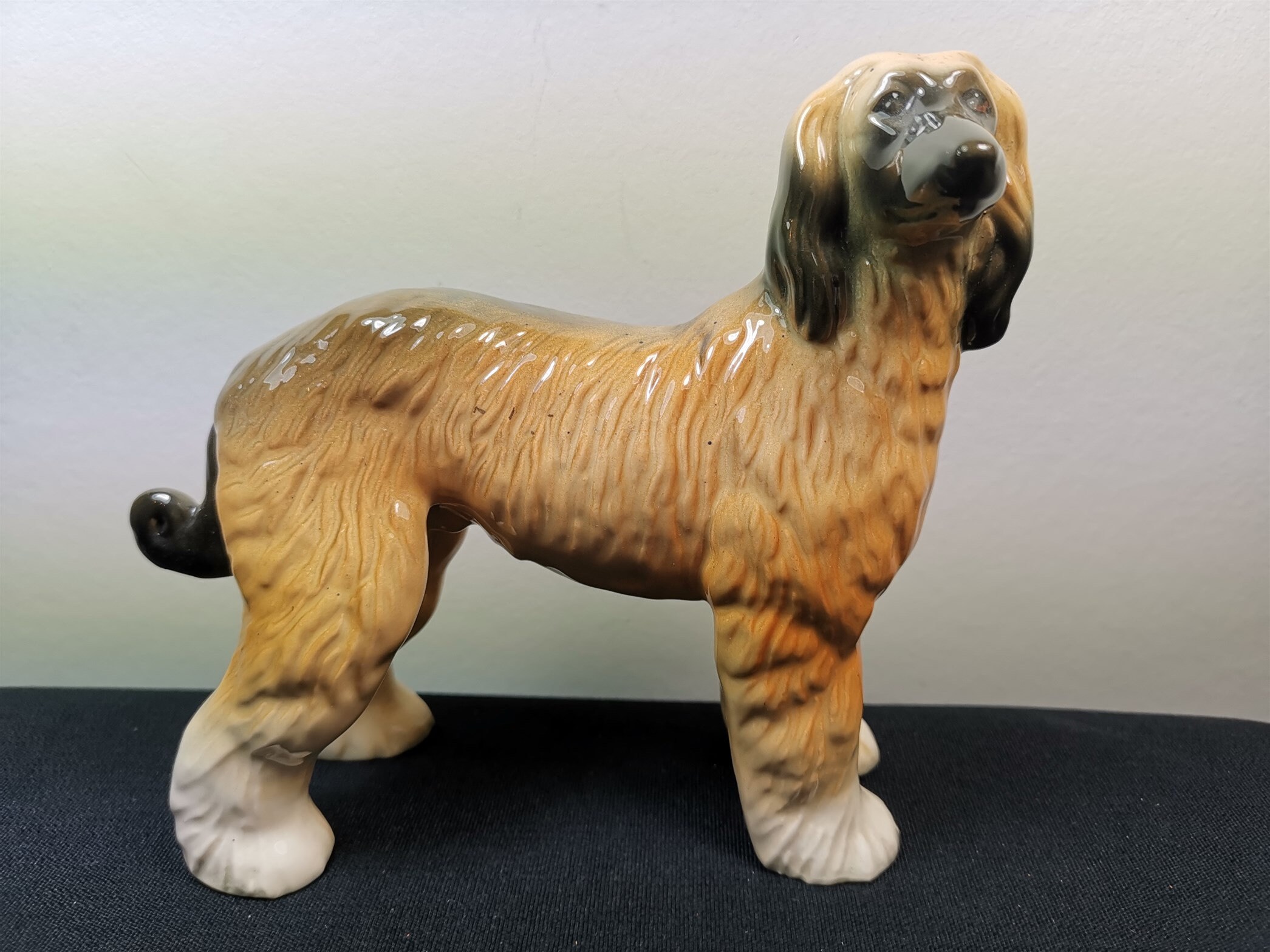 Afghan Hound Brown Dog Ornament and Thinking of You Greeting Card Afghan Hound Brown Dog Ornament and Thinking of You Greeting Card