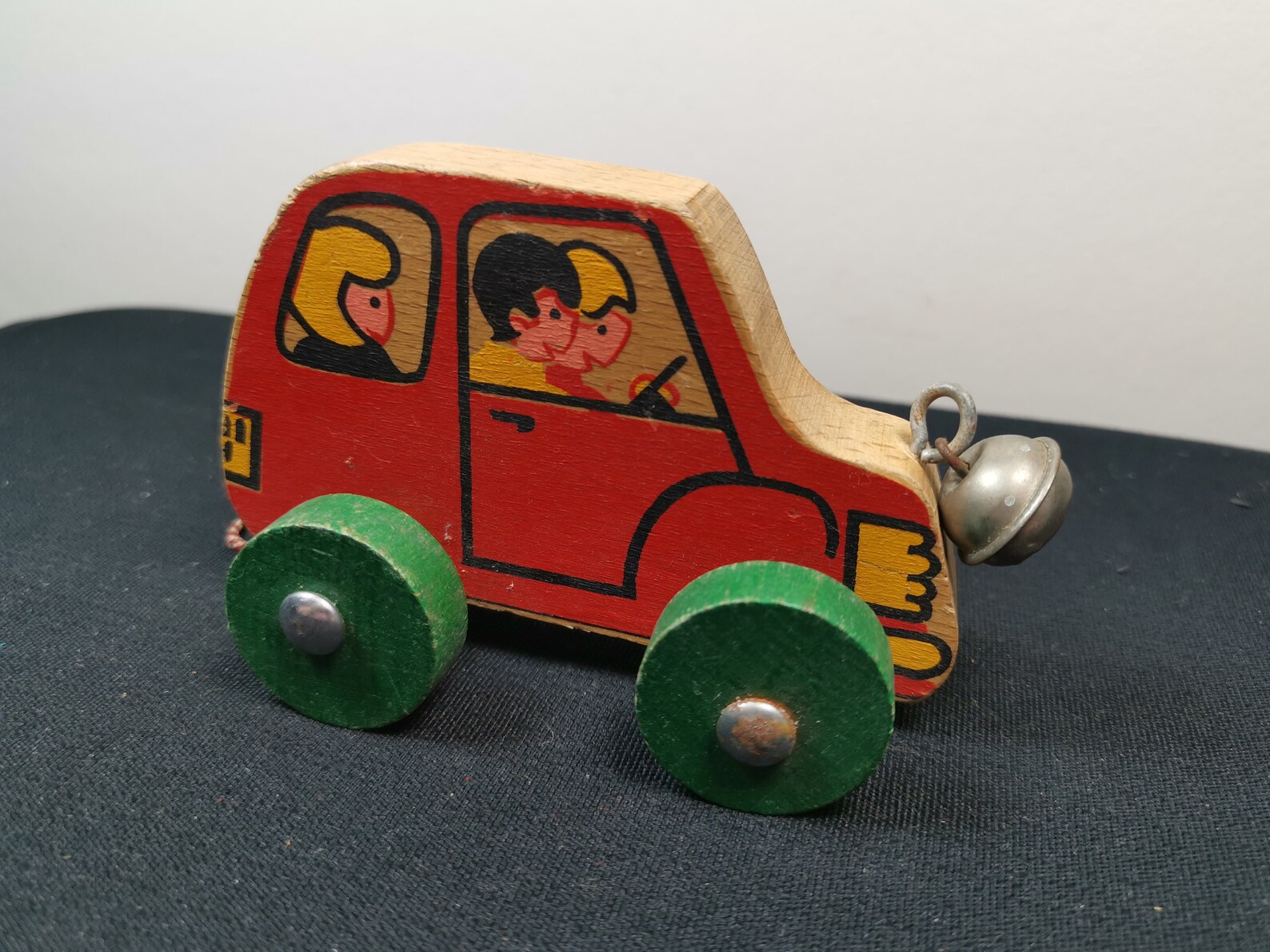 Vintage Wood Car Pull Toy Wooden 1970's - Etsy