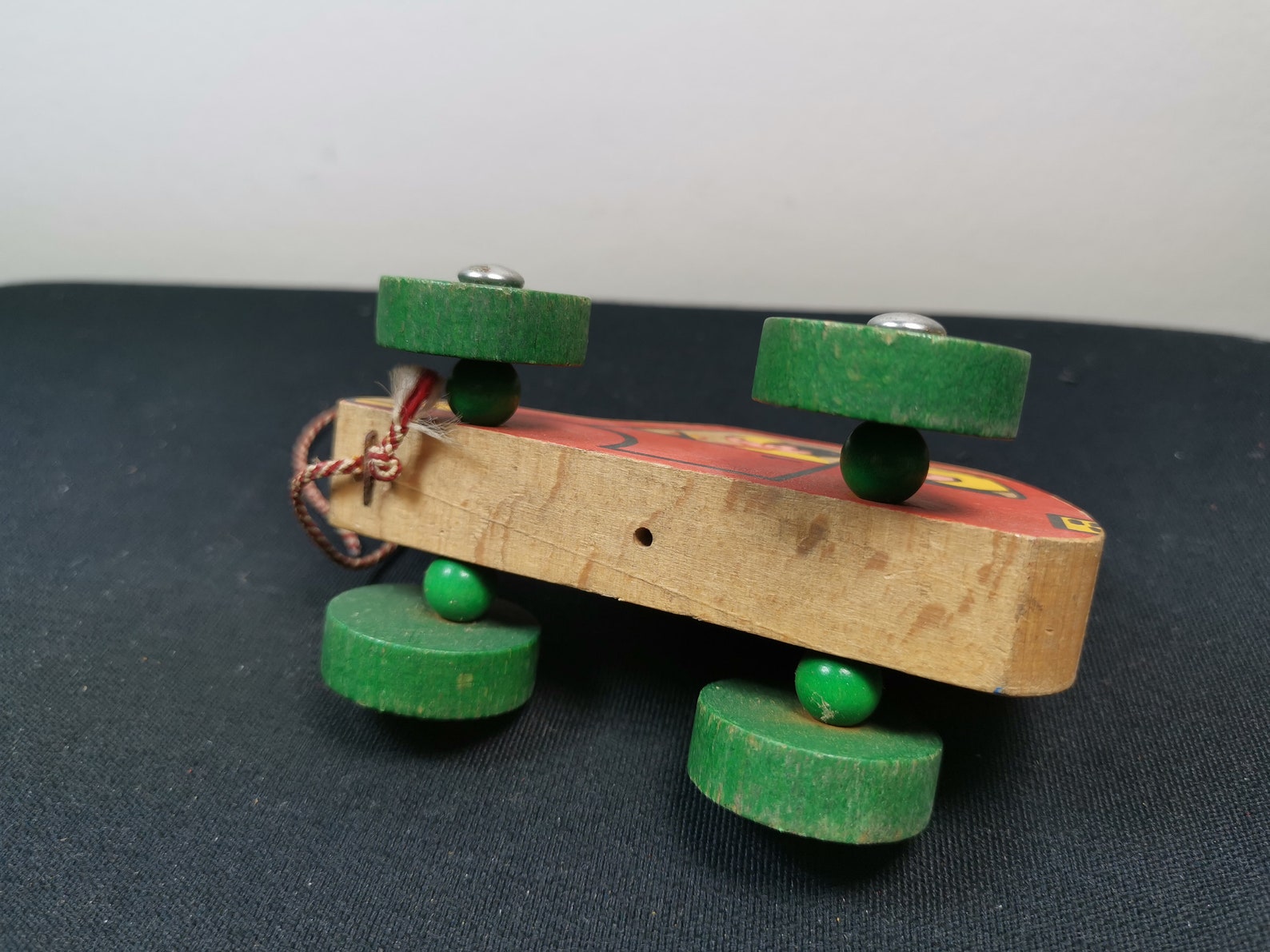 Vintage Wood Car Pull Toy Wooden 1970's - Etsy