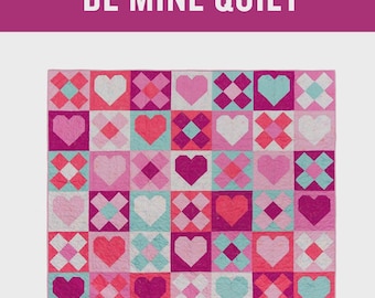 Be Mine Quilt Pattern by Lindsey Neill, Hearts Valentines, PAPP21