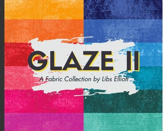 PRE-ORDER Libs Elliott Glaze II, Fat Quarter Bundle Fabric 24 Prints for Andover Fabrics, Glaze 2, October 2024 Release