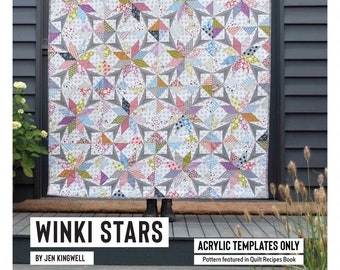 Winki Stars by Jen Kingwell (Acrylic Template Only), JKD8762