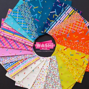 Washi Plus Fat Quarter Bundle, 23pc, Rashida Coleman Hale, Ruby Star Society for Moda Fabric, RS1090FQ, OS10