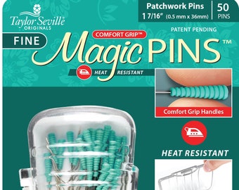 Tailor Mate Magic Fine Pins Patchwork Quilting 50pc, 217221