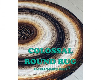 Colossal Round Rug & Jelly Roll Rug, by Roma Lambson, RJD130