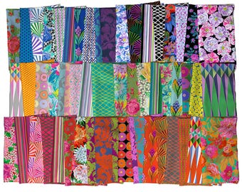 Kaffe Fassett Collective Half Yard Bundle, 50 prints, Free Spirit Fabric