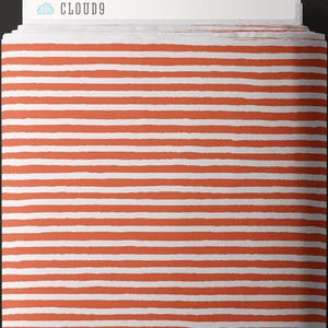 Cloud9 Gothic Whimsy Stripes Red/White Fabric 227999, Anequ Studio 100% Organic Cloud 9 Cotton Fabric