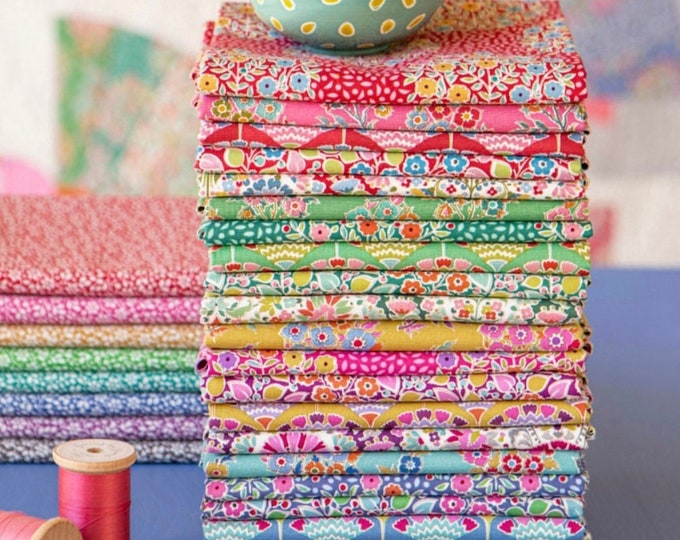 Tilda Pie in the Sky Fat Quarter Bundle, 20pc, Tone Finnanger, Floral