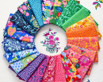 PRE-ORDER, Jennifer Paginelli West Palm Beach Fabric Fat Quarter Bundle 21 Prints for Sis Boom Fabrics August 2024 Release