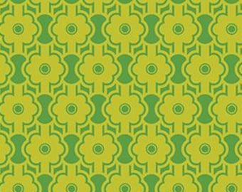 Heather Bailey Full Bloom 91091-70, Telas Figo, Flores florales, Tela 100 % algodón